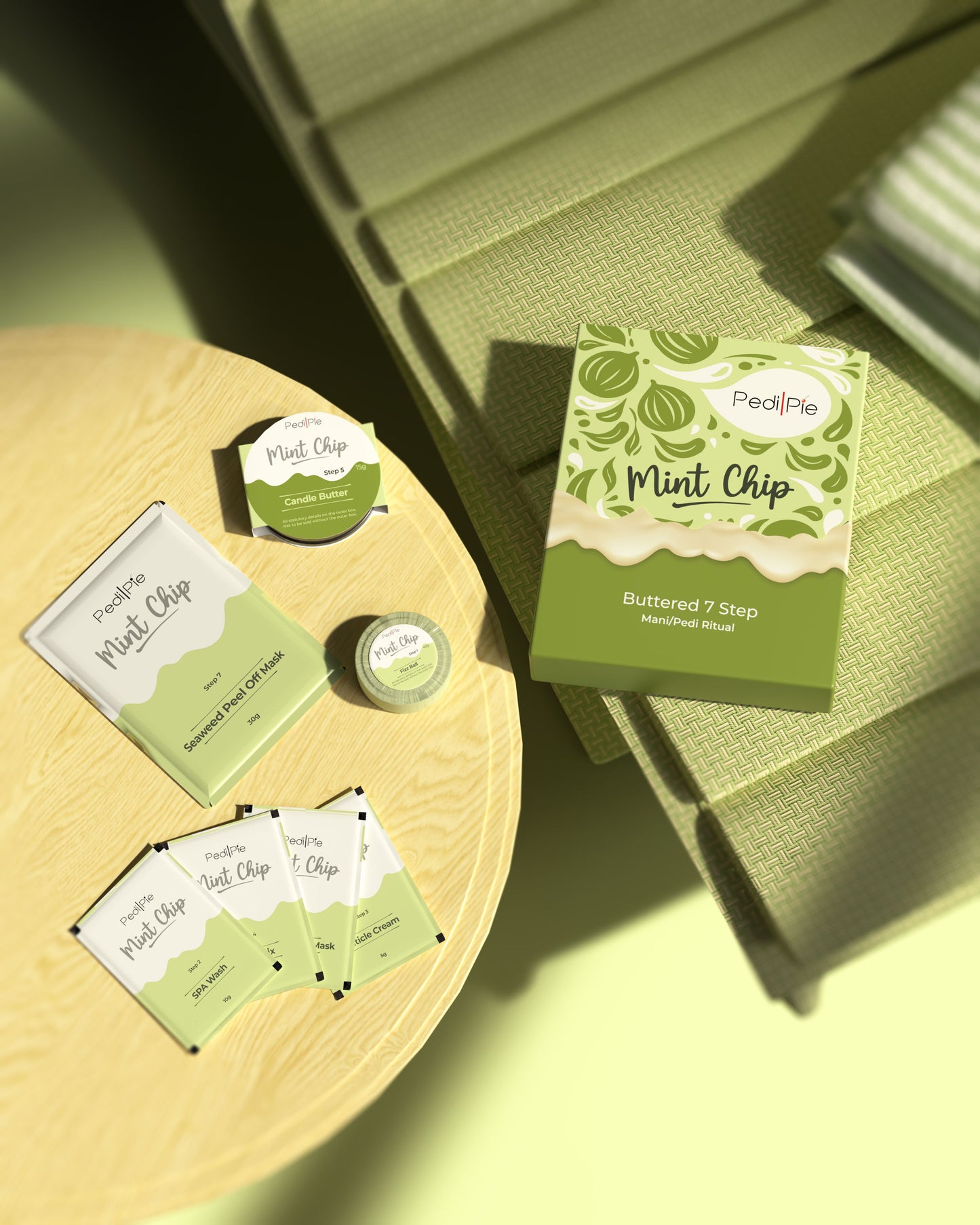 PediPie Mint Chip 7 Step Pedicure / Manicure Default Title